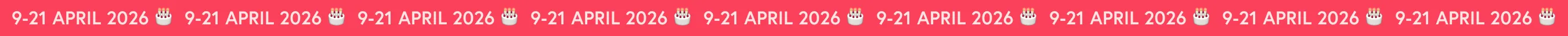 date 9-21 APRIL 2026