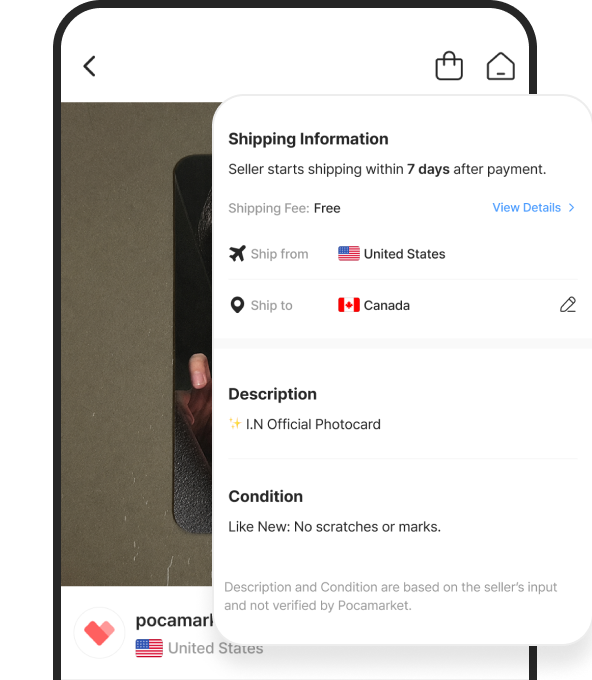Check the item details